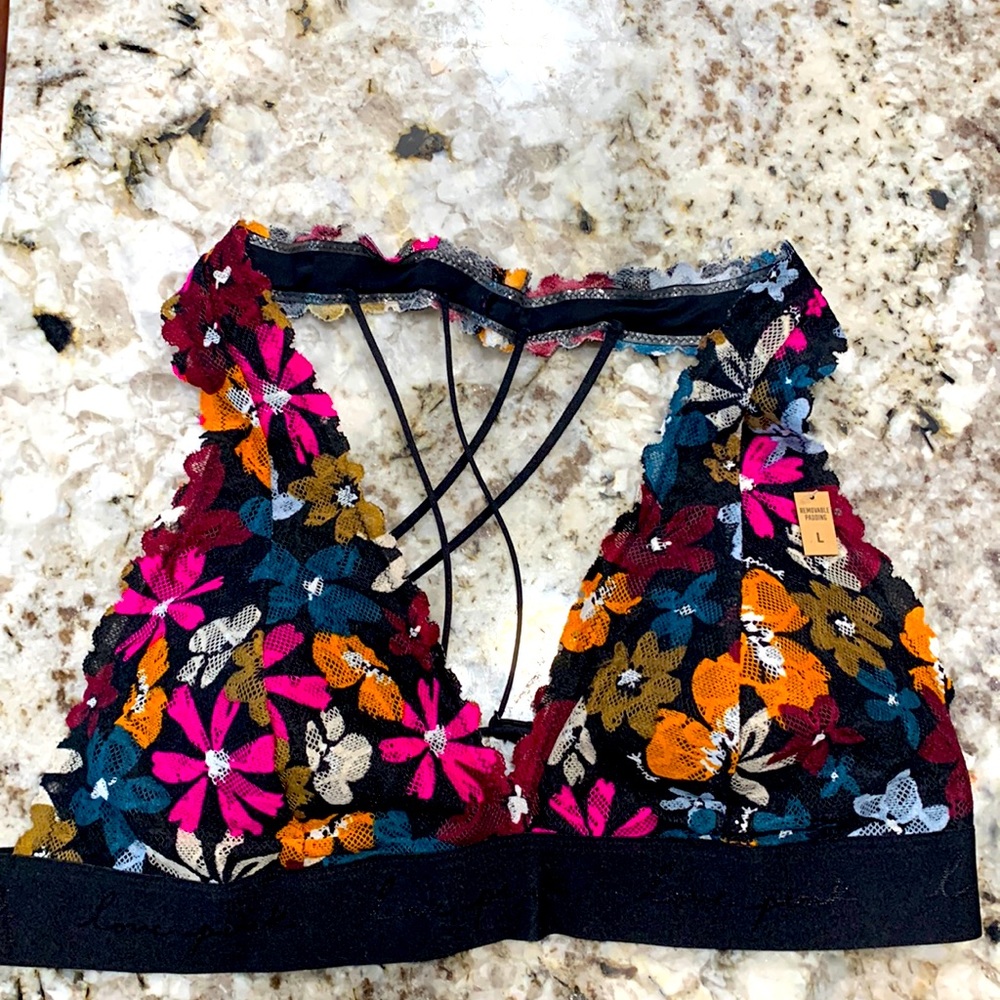 Floral Victoria Secret Pink Bralette